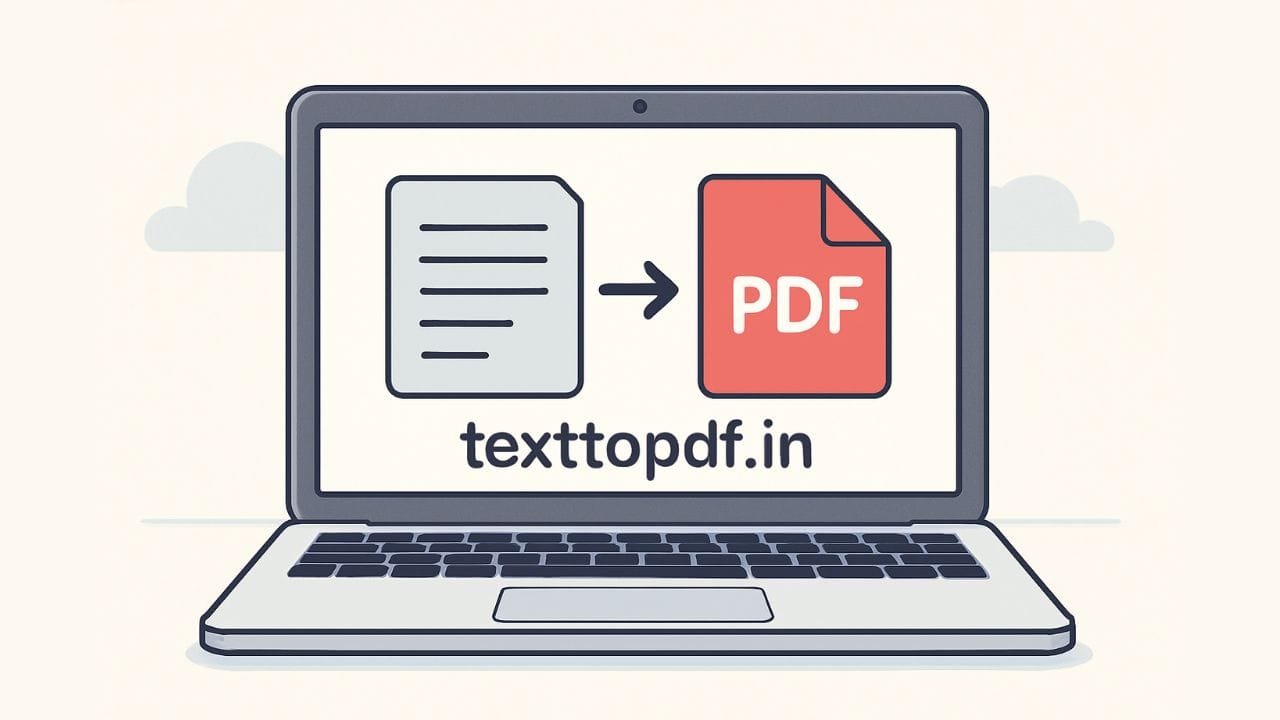 Text to PDF Converter